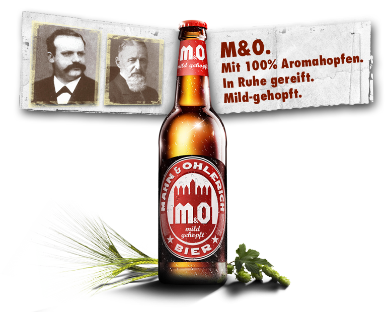 Mahn & Ohlerich Bier 0,33L Mehrweg Flasche.