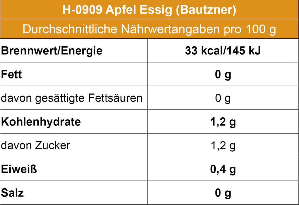 Apfel Essig (Bautzner) - Ossiladen I Ostprodukte Versand