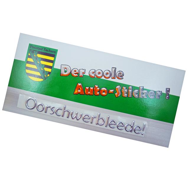 Auto - Sticker Oorschwerbleede!