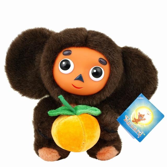 Cheburashka mit Orange sprechend, 18 cm