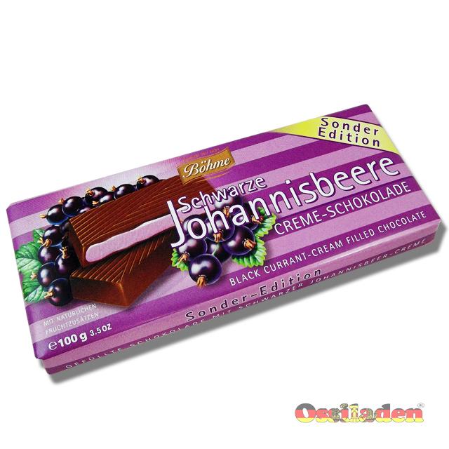 Creme Schokolade - Schwarze Johannisbeere ( Böhme )