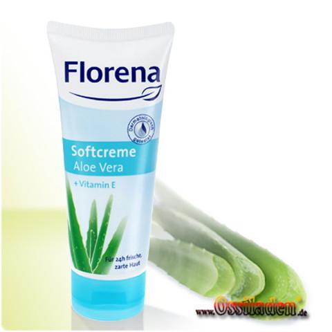 Florena Softcreme Aloe Vera + Vitamin E - 100ml Tube