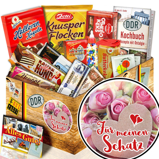 Für meinen Schatz - Süßigkeiten Set DDR L - Ossiladen I Ostprodukte Versand