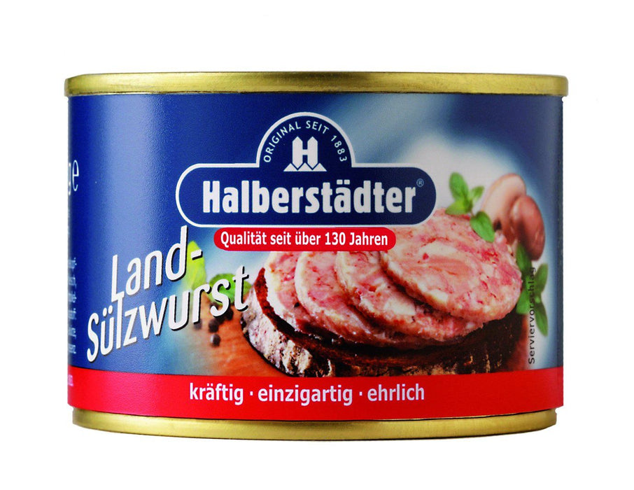 Halberstädter Landsülzwurst nach Halb. Art, 160g Dose - Ossiladen I Ostprodukte Versand