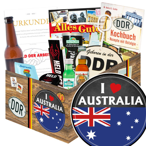 I love Australia - Geschenkset Ostpaket "Männer Box" - Ossiladen I Ostprodukte Versand