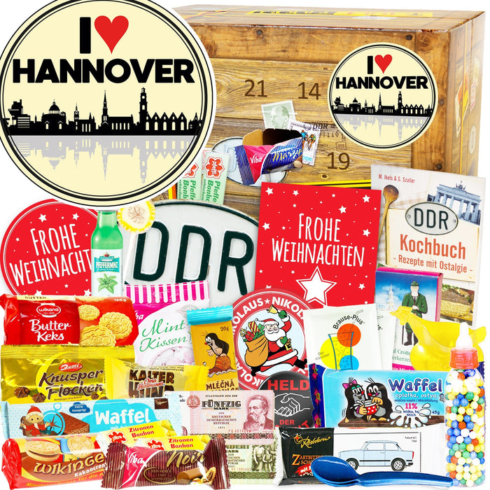 I Love Hannover - DDR Adventskalender - Ossiladen I Ostprodukte Versand