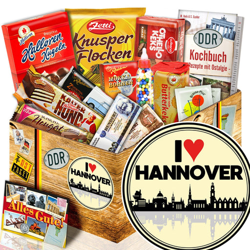 I Love Hannover - Süßigkeiten Set DDR L - Ossiladen I Ostprodukte Versand