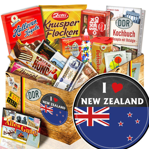 I love New Zealand - Süßigkeiten Set DDR L - Ossiladen I Ostprodukte Versand