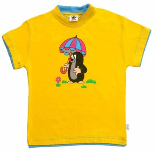 Kinder T-Shirt - der kleine Maulwurf - gelb