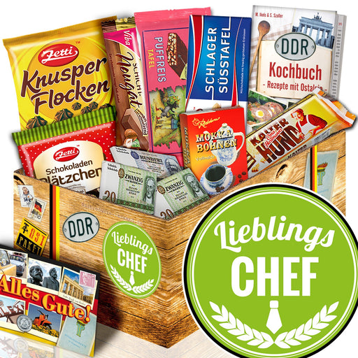 Lieblings Chef - Geschenkset Ostpaket "Schokoladenbox M" - Ossiladen I Ostprodukte Versand