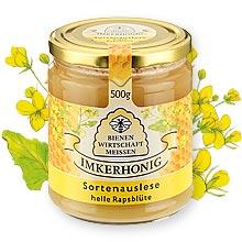 Meissner Honig Sortenauslese - helle Rapsblüte, 500g