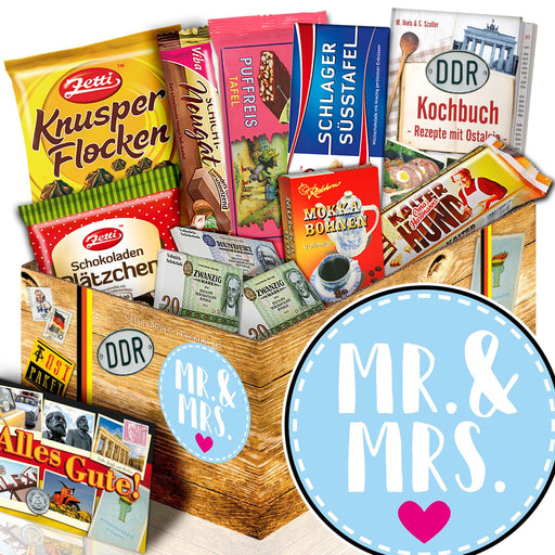 Mr.& Mrs - Geschenkset Ostpaket "Schokoladenbox M" - Ossiladen I Ostprodukte Versand