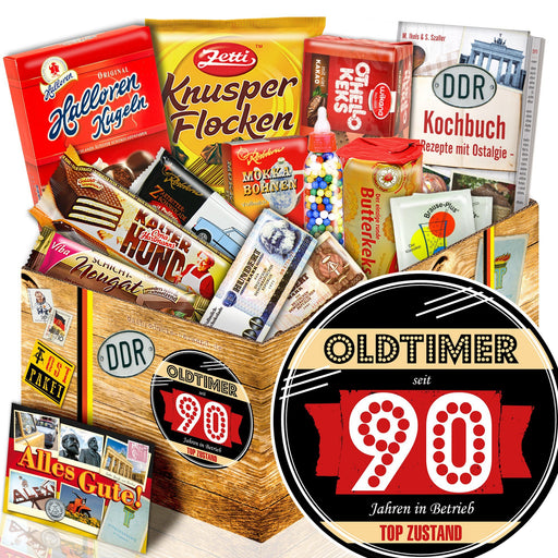 Oldtimer - seit 90 Jahren in Betrieb - Süßigkeiten Set DDR L - Ossiladen I Ostprodukte Versand