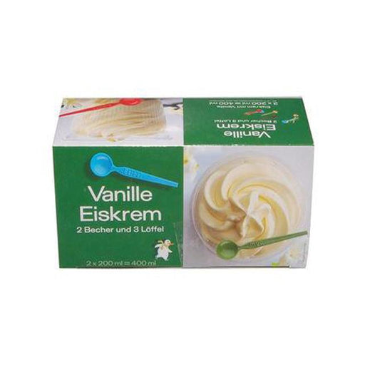 Vanille/Erdbeer/Schoko Eiscreme, 2x200ml