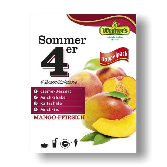 Werners Sommer 4er Mango-Pfirsich
