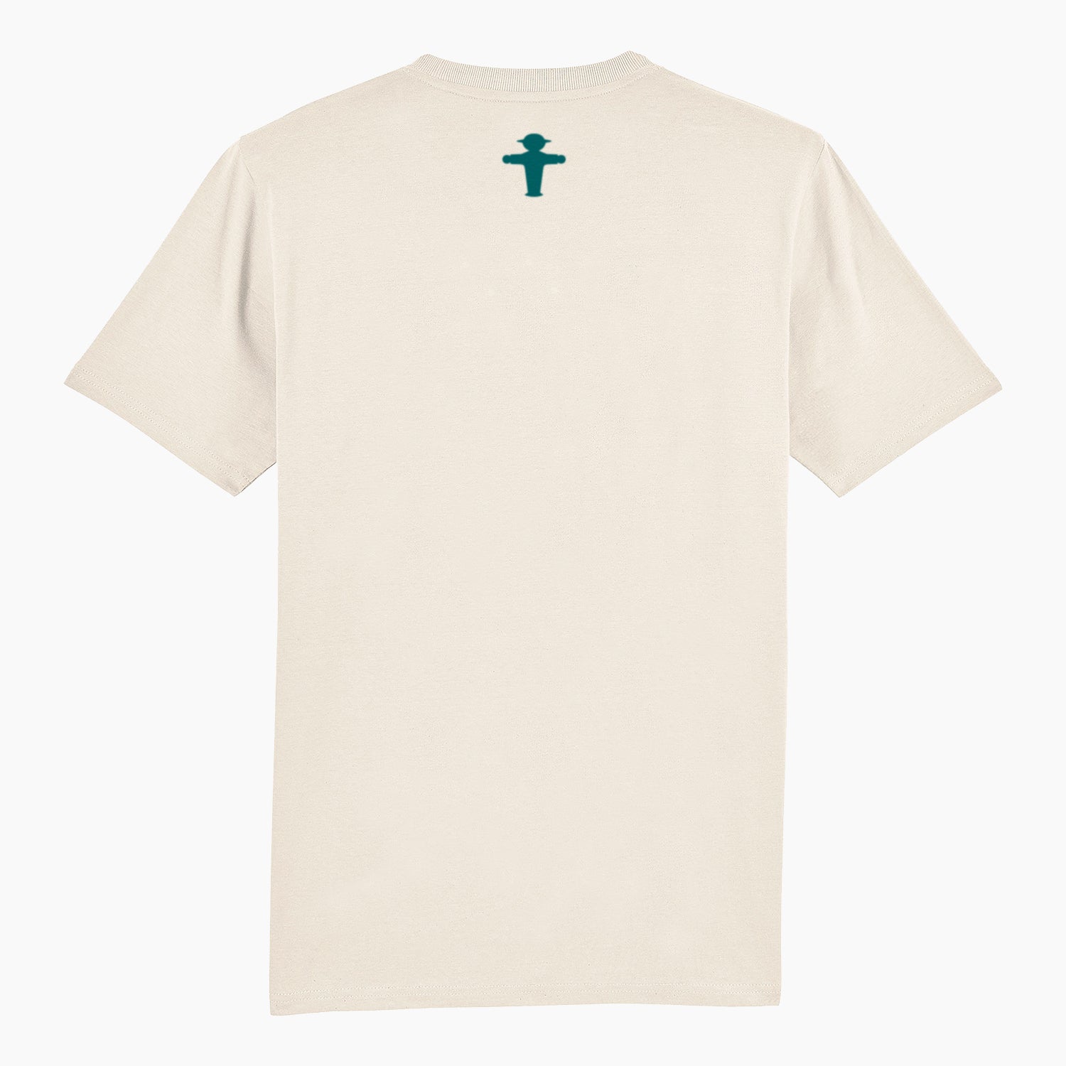 Hellbeiges Kinder-T-Shirt mit stylischen Berlin & Ampelmann-Design auf der Vorderseite aus Bio-Baumwolle mit höchsten Tragekomfort