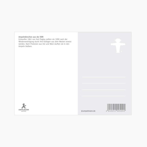 Ampelmann-POSTMANN-PK002-Postkarte-schwarz-Geher