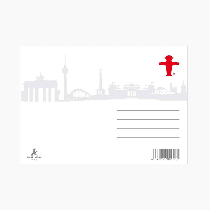 Ampelmann-POSTMANN-PK024-Berlin-mit-Herz,-Geher-DIN-A6