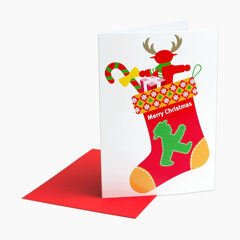 Ampelmann-POSTMANN-PK054-Weihnachtsstrumpf--DIN-A6
