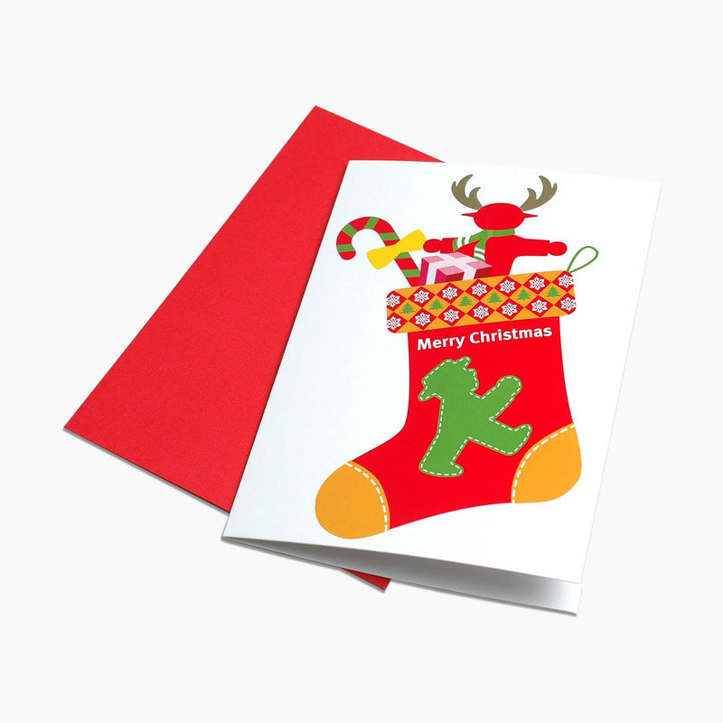 Ampelmann-POSTMANN-PK054-Weihnachtsstrumpf--DIN-A6