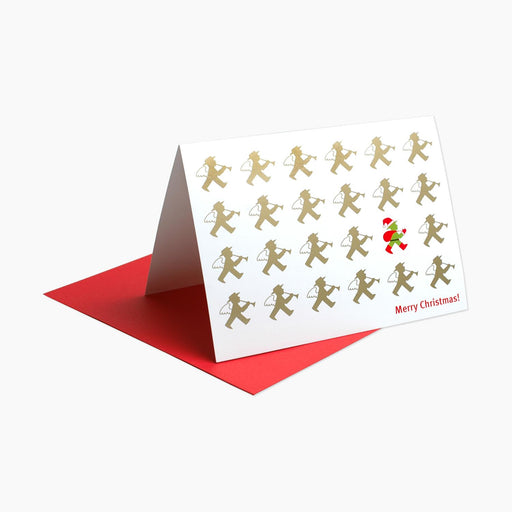 Ampelmann-POSTMANN-PK056-Geher-Engel-und-Weihnachtsmann-DIN-A6