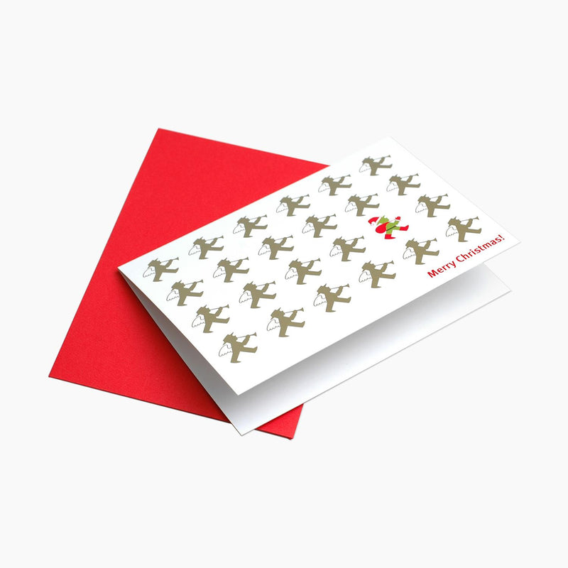 Ampelmann-POSTMANN-PK056-Geher-Engel-und-Weihnachtsmann-DIN-A6