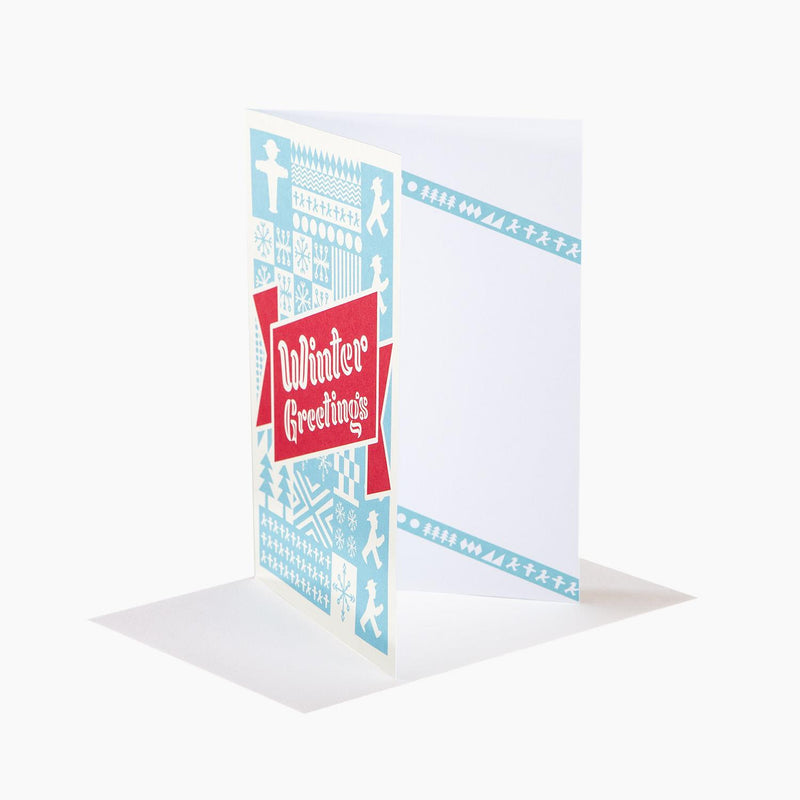 Ampelmann-POSTMANN-PK069-Klapp-Postkarte-Winter-Greetings-DIN-A6