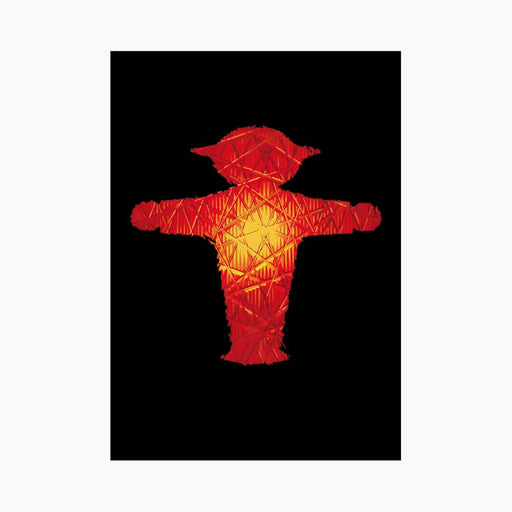 Ampelmann-POSTMANN-PK001-Postkarte-schwarz-Steher