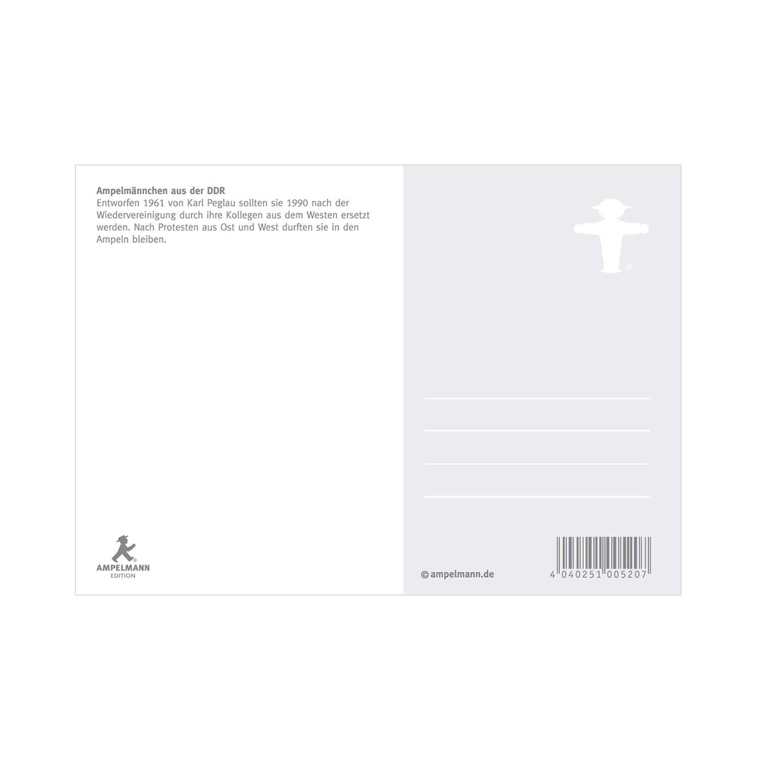 Ampelmann-POSTMANN-PK001-Postkarte-schwarz-Steher