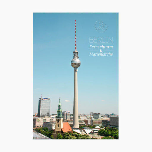 Ampelmann-POSTMANN-PK078-Postkarte-Relieflack-BERLIN-Fernsehturm