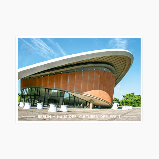 Ampelmann-POSTMANN-PK087-Postkarte-Relieflack-BERLIN-Haus-der-Kulturen-quer