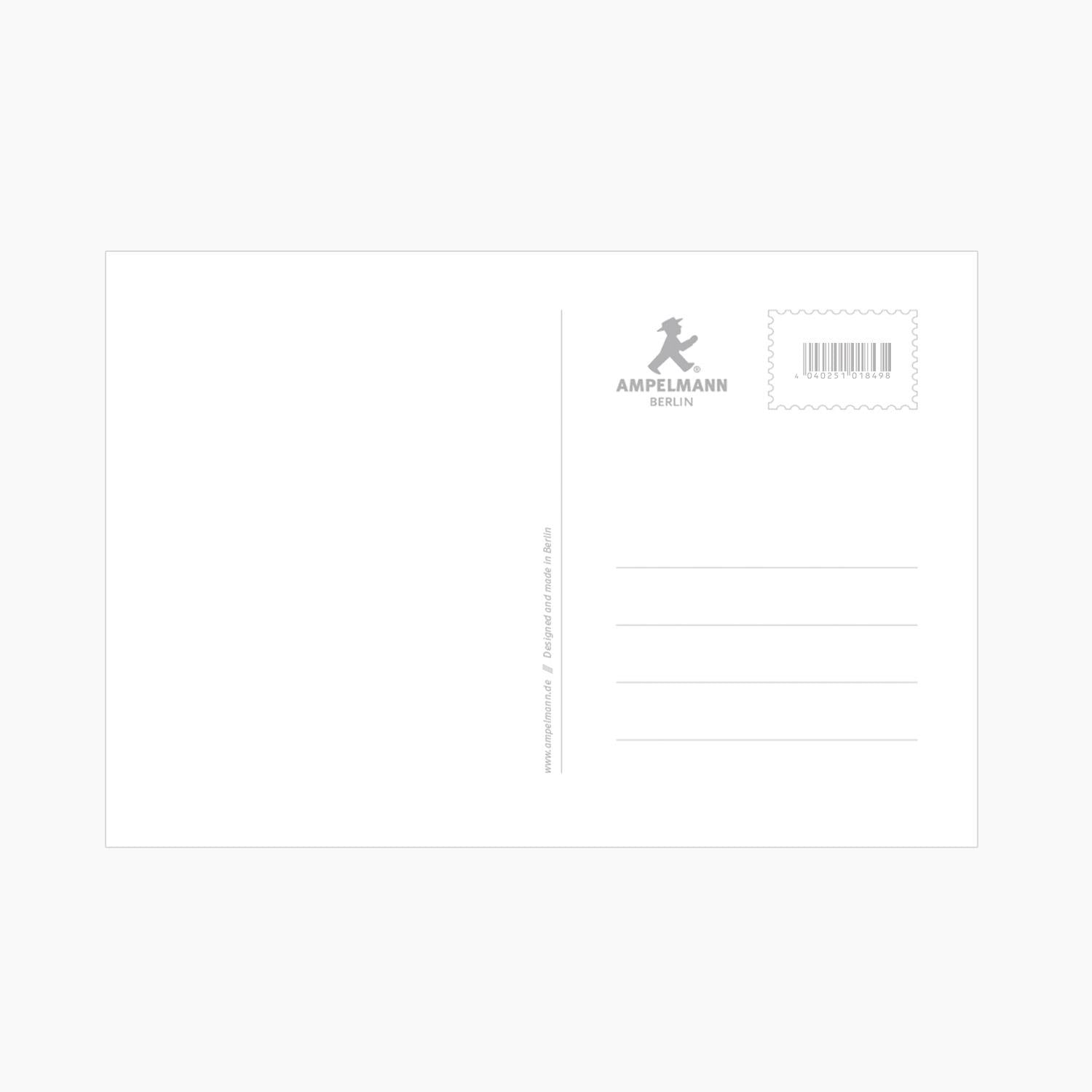 Ampelmann-POSTMANN-PK087-Postkarte-Relieflack-BERLIN-Haus-der-Kulturen-quer