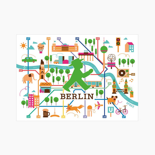 Ampelmann-POSTMANN-PK160-Postkarte-Stadtplan