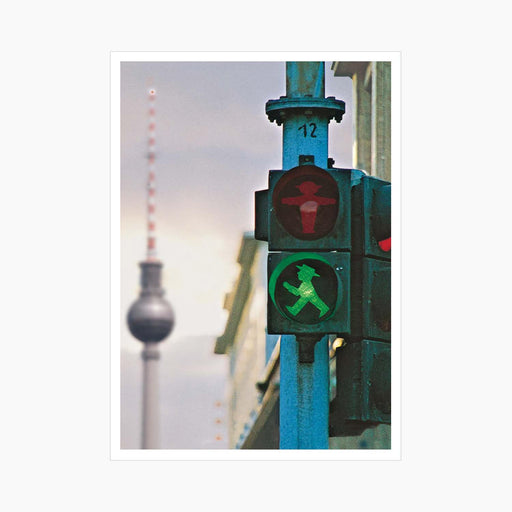 Ampelmann-ZAPPELPHILIPP-FERNSEHTURM-Postkarte-4-farbig-Wechselbild-Fernsehturm/Ampel