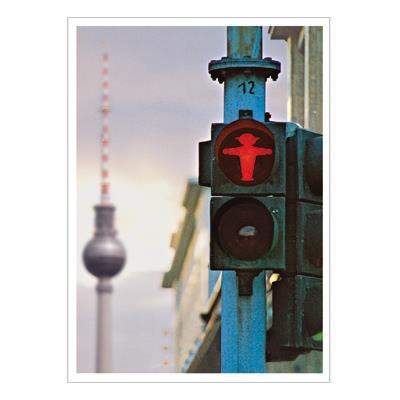 Ampelmann-ZAPPELPHILIPP-FERNSEHTURM-Postkarte-4-farbig-Wechselbild-Fernsehturm/Ampel