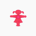 Ampelmann-MAGNETA-Magnet-pink-Ampelfrau