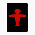 Ampelmann-ANHALTER-Magnet-schwarz-Steher