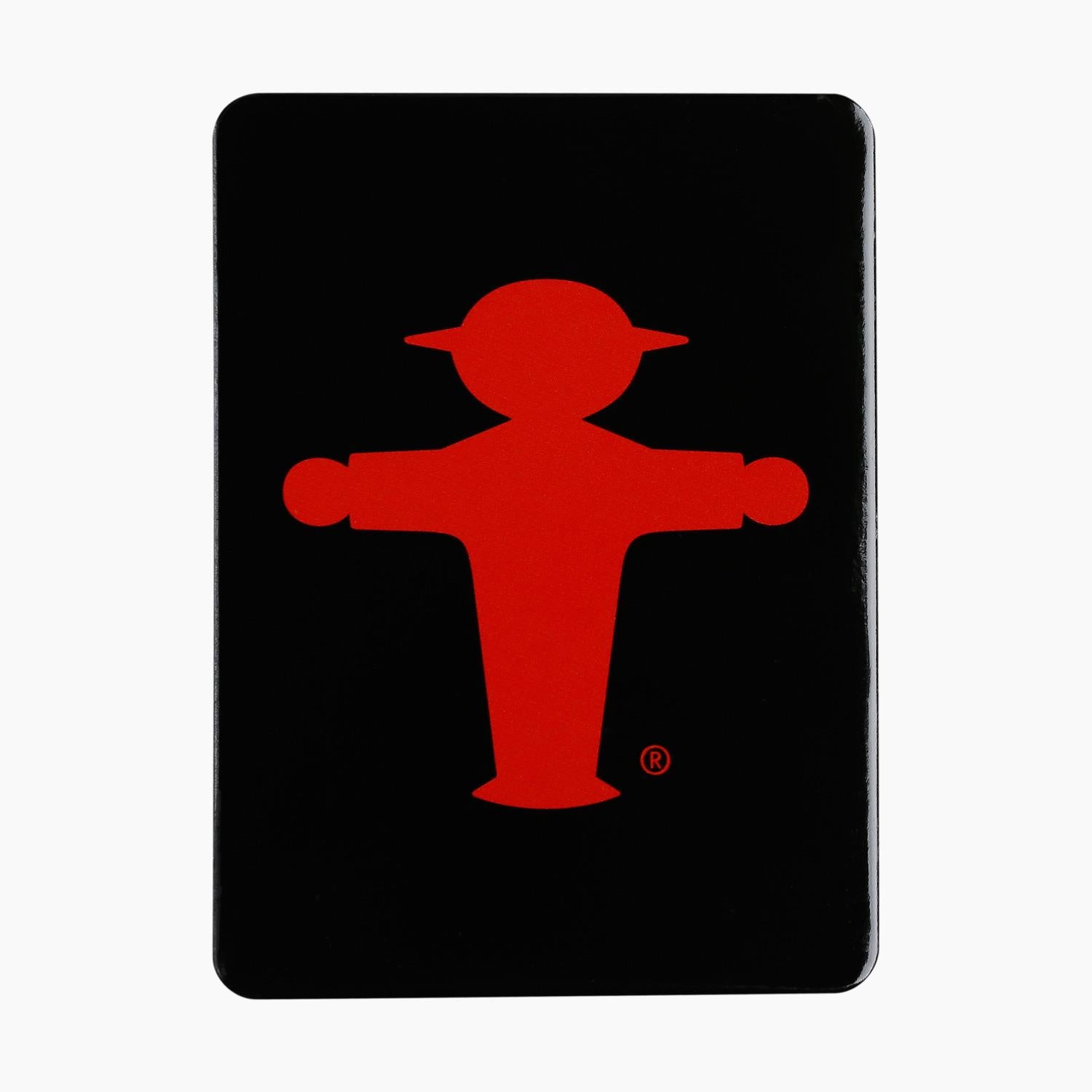 Ampelmann-ANHALTER-Magnet-schwarz-Steher