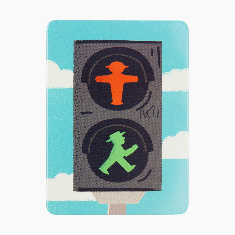 Ampelmann-ANHALTER-Magnet-Ampel-Steher/Geher