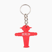 Ampelmann-SCHLÜSSELMANN-BERLIN-Schlüsselanhänger-rot-Steher