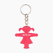 Ampelmann-SCHLÜSSELFRAU-BERLIN-Schlüsselanhänger-pink-Ampelfrau