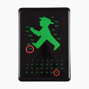 Ampelmann-NOSTALGIKER-Dauer-Tischkalender-schwarz-Geher