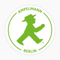 Ampelmann-WEGWEISER-Nr.19-Aufkleber-weiß-Geher-Berlin
