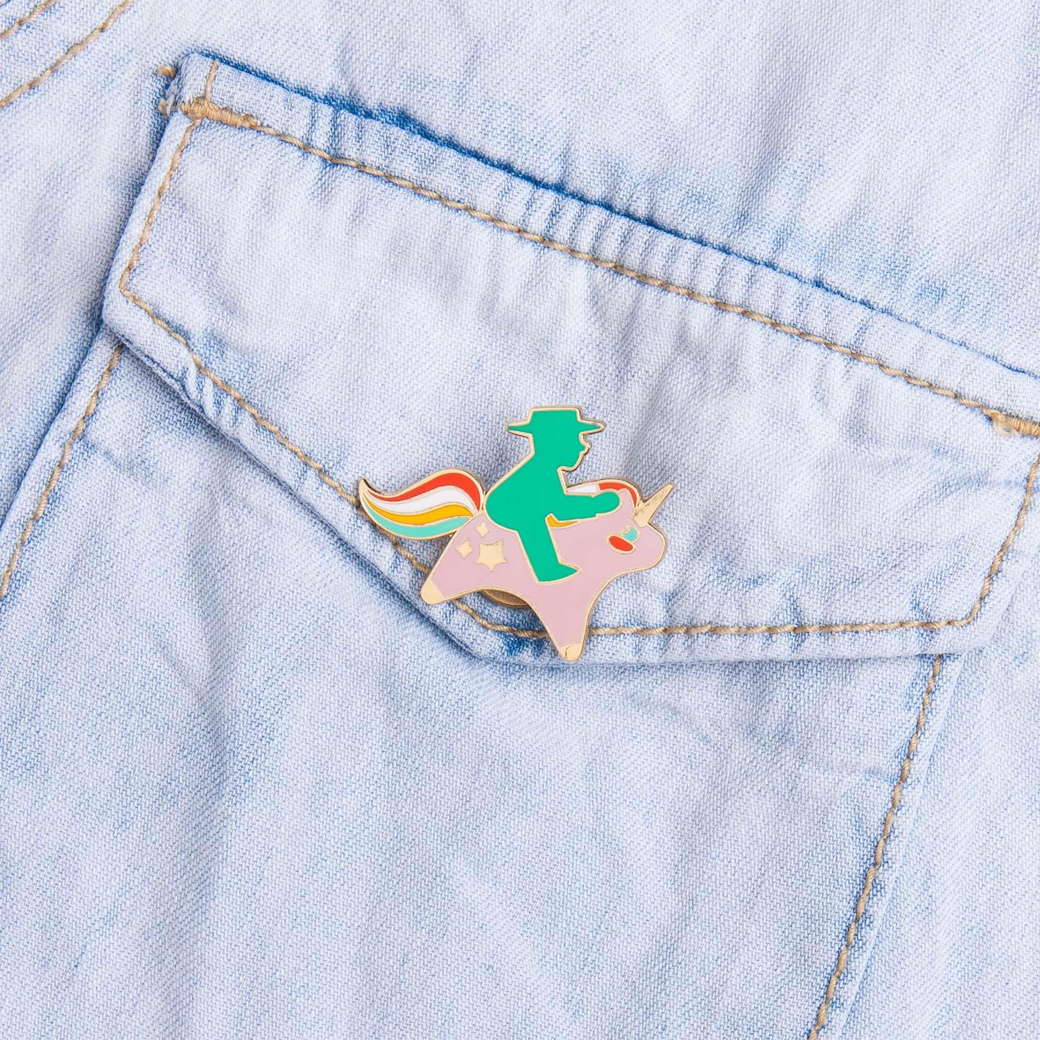 Ampelmann-ANSTECKER-Pin-Ampelmann-Einhorn-Geher
