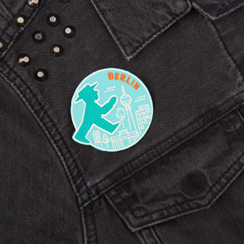 Ampelmann-PATCHOPBOY-Sticker-Patch-Geher-&-Berlin-zum-Aufkleben-und-Aufbügeln