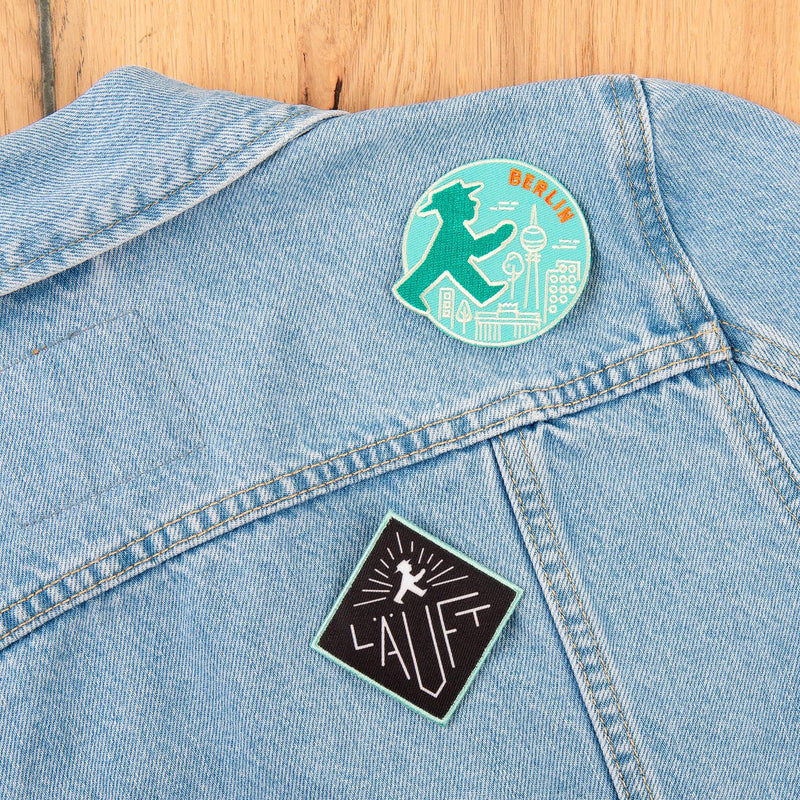 Ampelmann-PATCHOPBOY-Sticker-Patch-Läuft-zum-Aufkleben-und-Aufbügeln