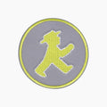 Ampelmann-PATCHOPBOY-Sticker-Patch-rund-reflektierend-Geher-zum-Aufkleben-und-Aufbügeln