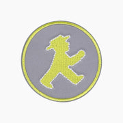 Ampelmann-PATCHOPBOY-Sticker-Patch-rund-reflektierend-Geher-zum-Aufkleben-und-Aufbügeln