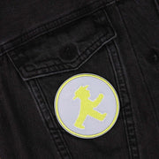 Ampelmann-PATCHOPBOY-Sticker-Patch-rund-reflektierend-Geher-zum-Aufkleben-und-Aufbügeln