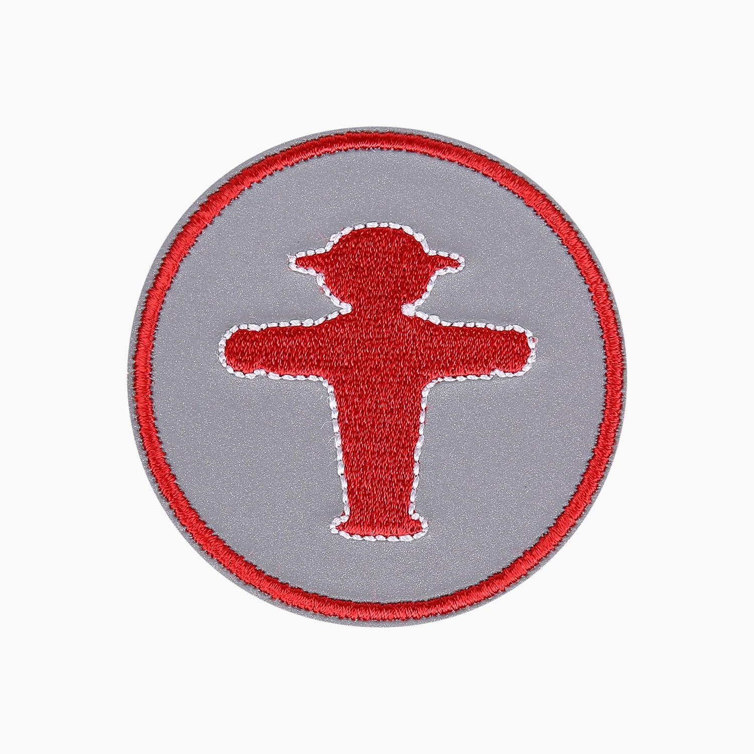 Ampelmann-PATCHOPBOY-Sticker-Patch-rund-reflektierend-Steher-zum-Aufkleben-und-Aufbügeln